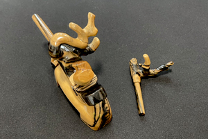 オリジナル　「黒柿　弓型」