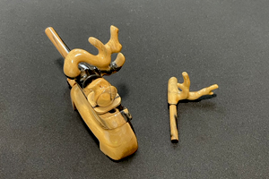 オリジナル　「黒柿　弓型」